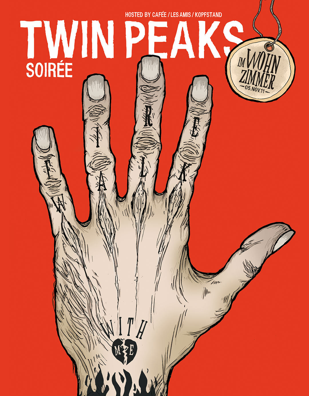 «Twinpeaks im Wohnzimmer» – Plakat/Poster