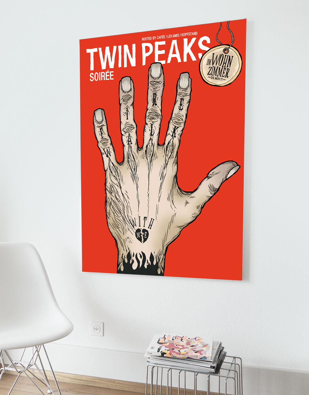 «Twinpeaks im Wohnzimmer» – Plakat/Poster