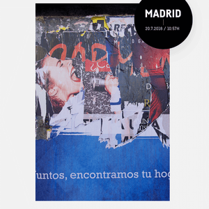 Ein «Abbild» einer Urbanen Kultur, zeitlich limitiert, einmalig erfasst und Interpretiert. Zeitstempel: Madrid, 20.07.2018, 10:57 Uhr.